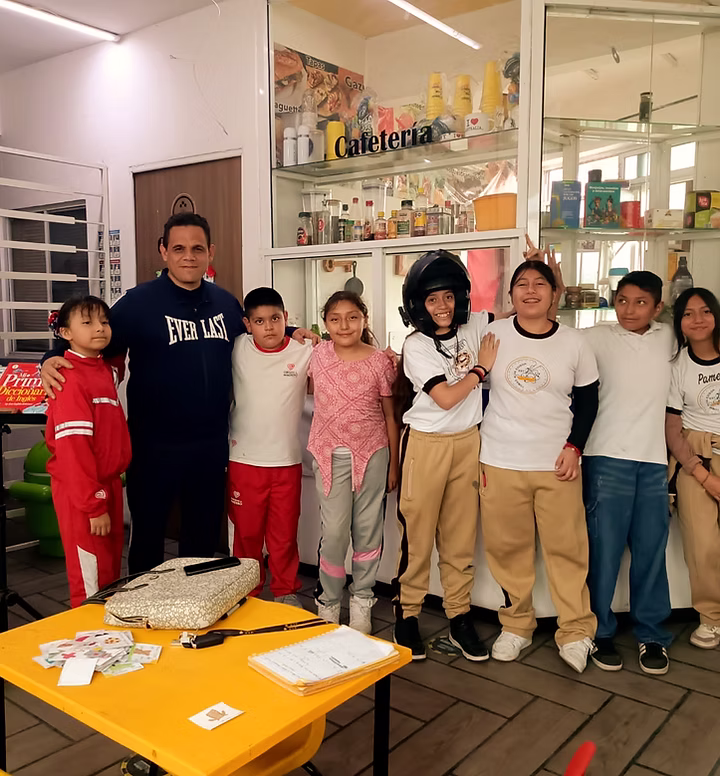 Nuestros estudiantes en The Club
